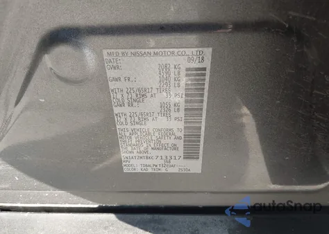2019 Nissan Rogue S from USA, damaged, VIN 5N1AT2MT8KC713317